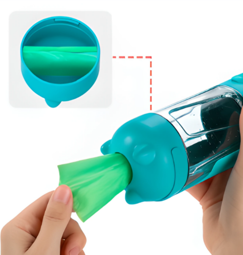 3-in-1 Portable Pet Water Bottle — Hydrate, Feed & Clean on the Go